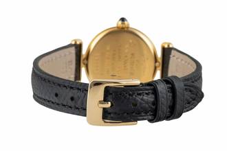 Thumbnail von Cartier Colisée must de Cartier Lady Vermeil 925 Silber Damenuhr Ref. 590002