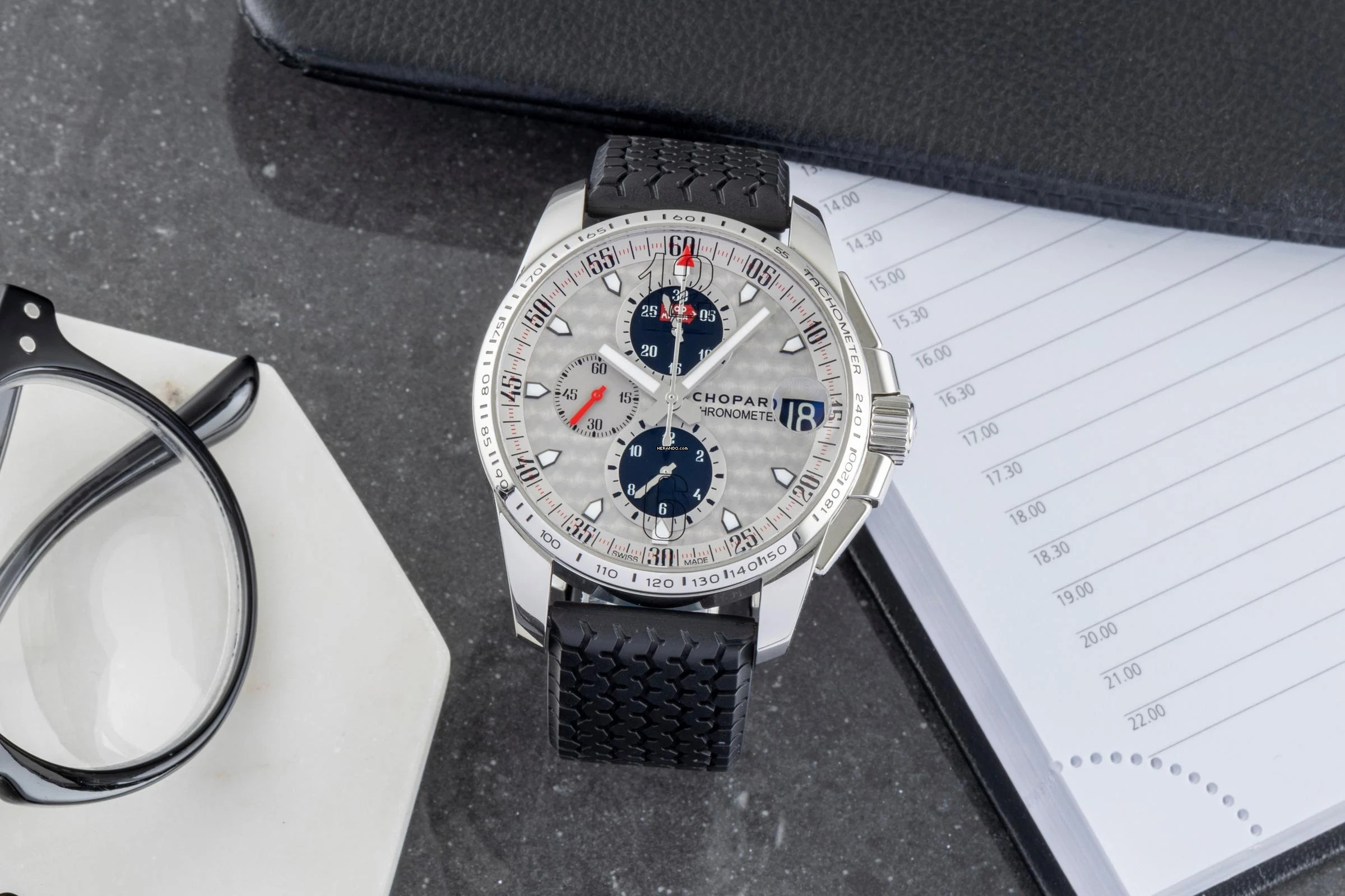 Thumbnail von Chopard Mille Miglia Chronograph Stahl Automatik Herrenuhr Ref. 8530 Box