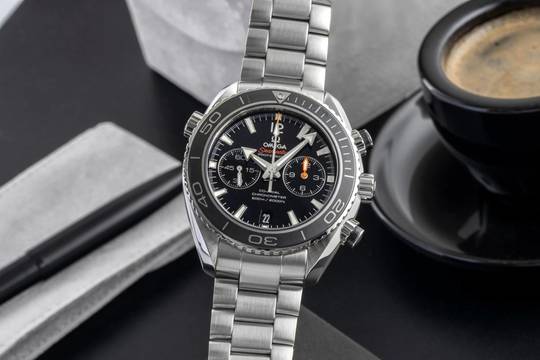  Omega Seamaster Planet Ocean Chronograph 600M Co-Axial Ref. 232.30.46.51.01.001 B&P 