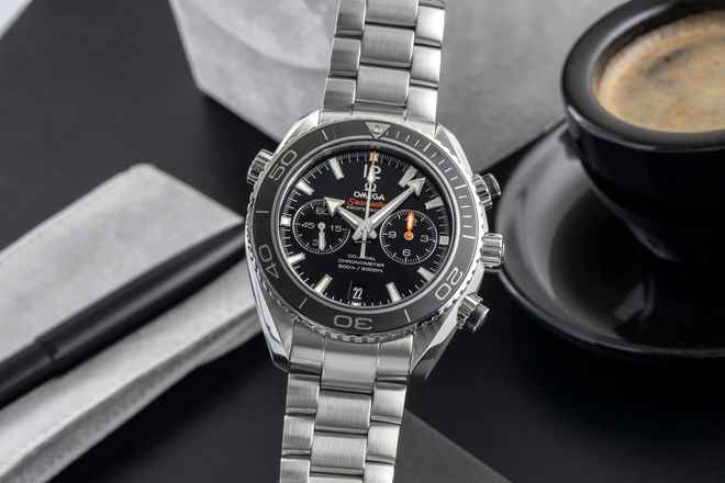  Omega Seamaster Planet Ocean Chronograph 600M Co-Axial Ref. 232.30.46.51.01.001 B&P 