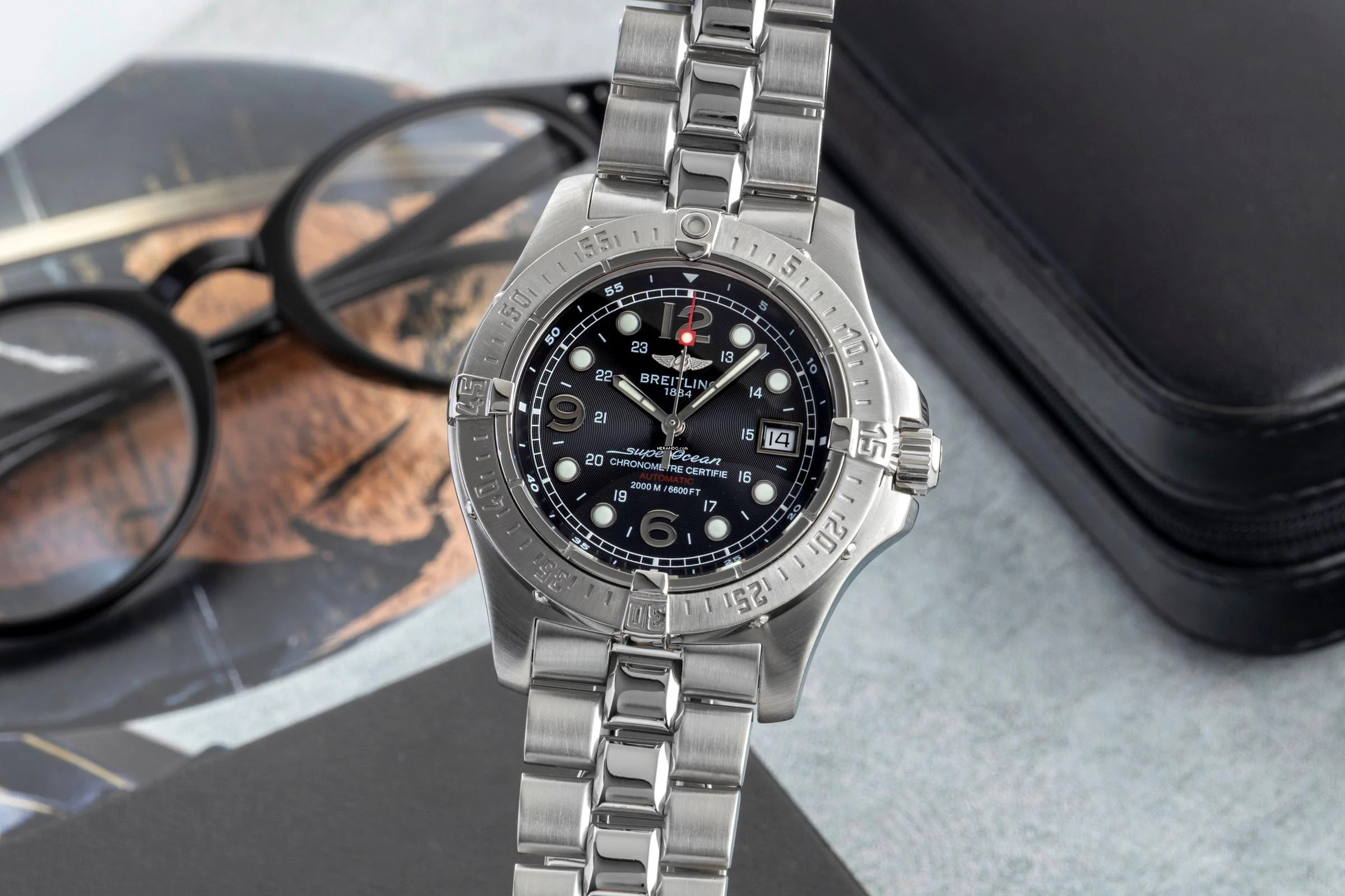  Breitling Superocean Steelfish Chronometre 2000M Steelfish Edelstahl Automatik Ref. A17390 