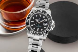 Thumbnail von Rolex GMT-Master II Oyster Edelstahl Automatik Herrenuhr Ref. 116710LN V-Serie