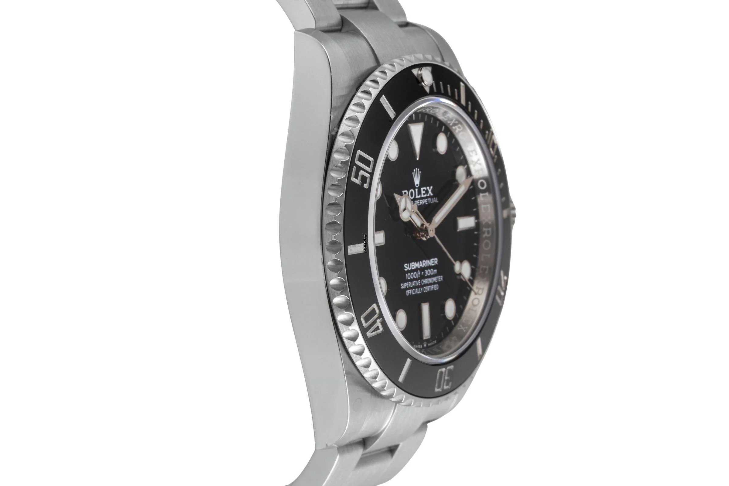 Thumbnail von Rolex Submariner (No Date) Edelstahl Automatik Herrenuhr Ref. 124060 B&P 2021