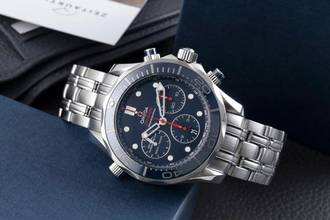 Thumbnail von Omega Seamaster Diver 300 M Chronograph 44MM Ref. 212.30.44.50.03.001 B&P 2017