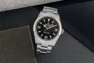 Thumbnail von Rolex Explorer 40 Oyster Edelstahl Automatik Herrenuhr Ref. 224270 Papiere 2024