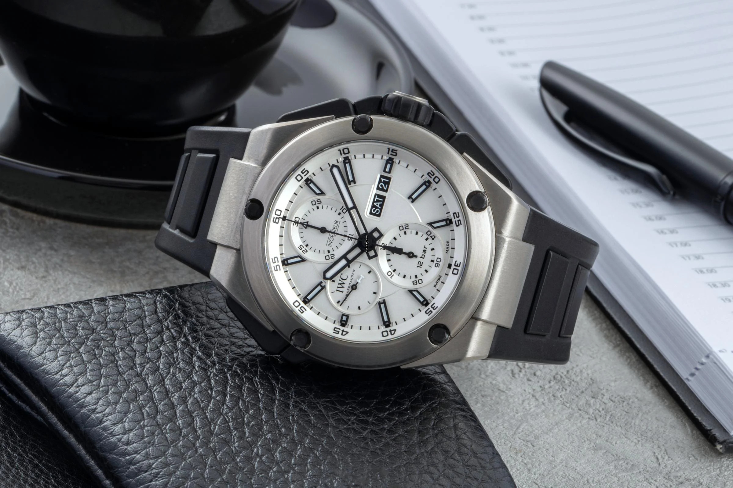Thumbnail von IWC Ingenieur Chronograph Titan Automatik Herrenuhr Ref. IW386501 Box