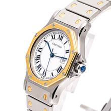 Thumbnail von Cartier Santos Octagon 30 Steel Gold – 2966 – good condition – approx. 1990