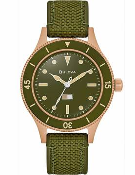  Bulova 98A324 Herrenuhr MIL-SHIPS Bronze 150th Anniversary 41mm 20ATM 