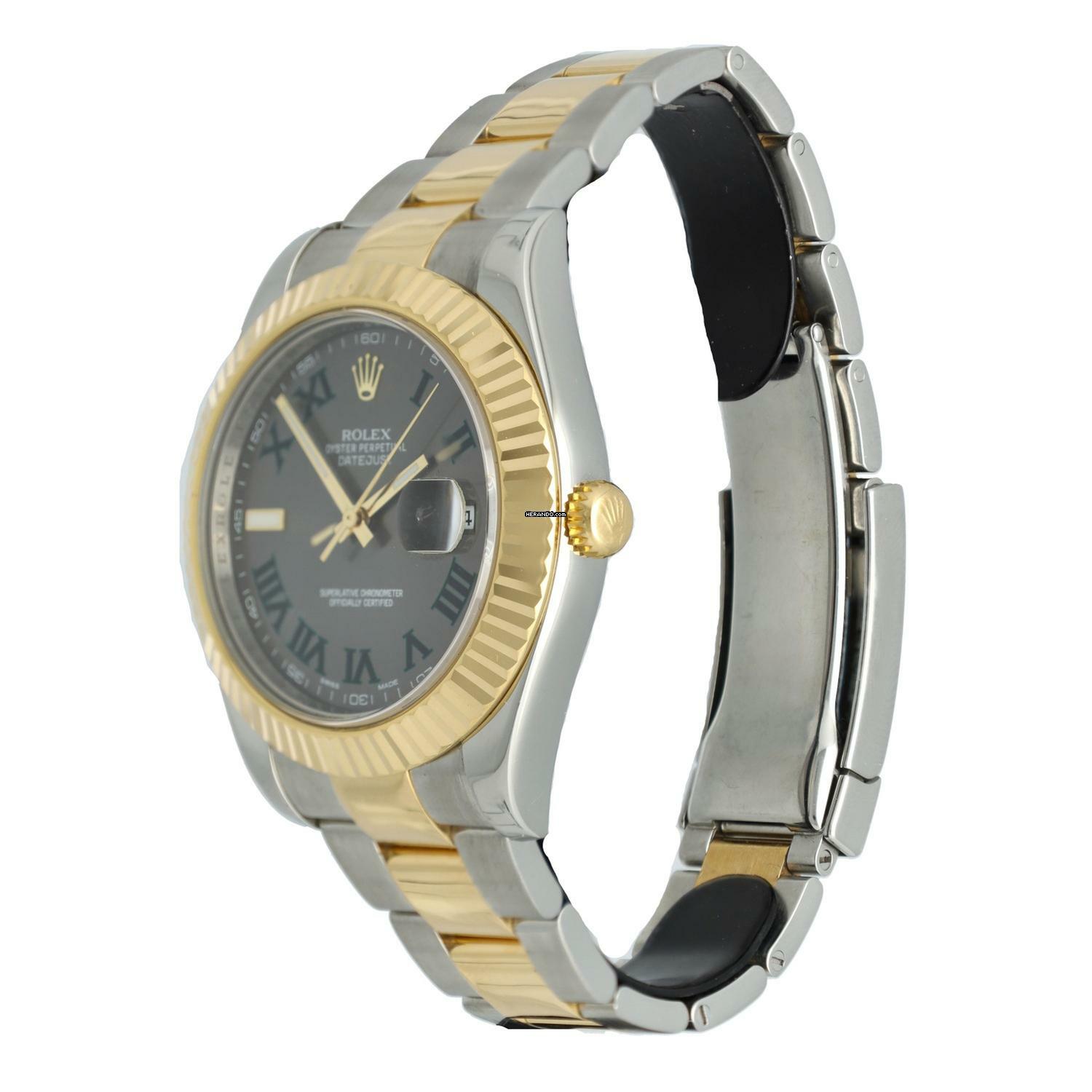 Thumbnail von Rolex Datejust II Ref.116333 Wimbledon Full Set 2014