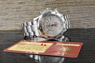 Thumbnail von Omega Seamaster Apnea 300M Apnea Jacques Mayol 2595.30 Automatik - Vintage 2004