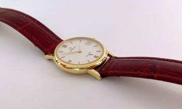 Thumbnail von Omega De Ville 18ct Vollgold Solid Gold Quartz Quarz Lady Damen Vintage 5962 5962