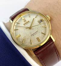 Thumbnail von Omega Seamaster DeVille Serviced Seamaster De Ville Vintage Automatic Automatik Linen Dial Date