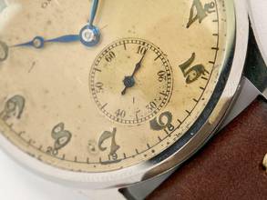 Thumbnail von Omega Classic Rare Oversize Jumbo Vintage Breguet-Numbered Dial Art Deco 37mm 9707254