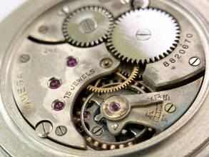 Thumbnail von Omega Classic Rare Oversize Jumbo Vintage Breguet-Numbered Dial Art Deco 37mm 9707254