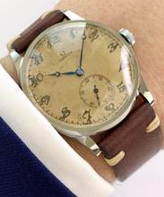 Thumbnail von Omega Classic Rare Oversize Jumbo Vintage Breguet-Numbered Dial Art Deco 37mm 9707254