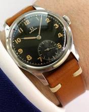 Thumbnail von Omega Classic Serviced Vintage 30T2 Rare Black Gilt Dial 2383 2383