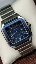 Thumbnail von Cartier Santos De Cartier Blue Dial 2022 Release Top condition like new - 99% unworn