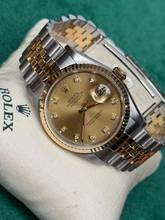 Thumbnail von Rolex Datejust 36 Top Condition small diamonds - no stretch
