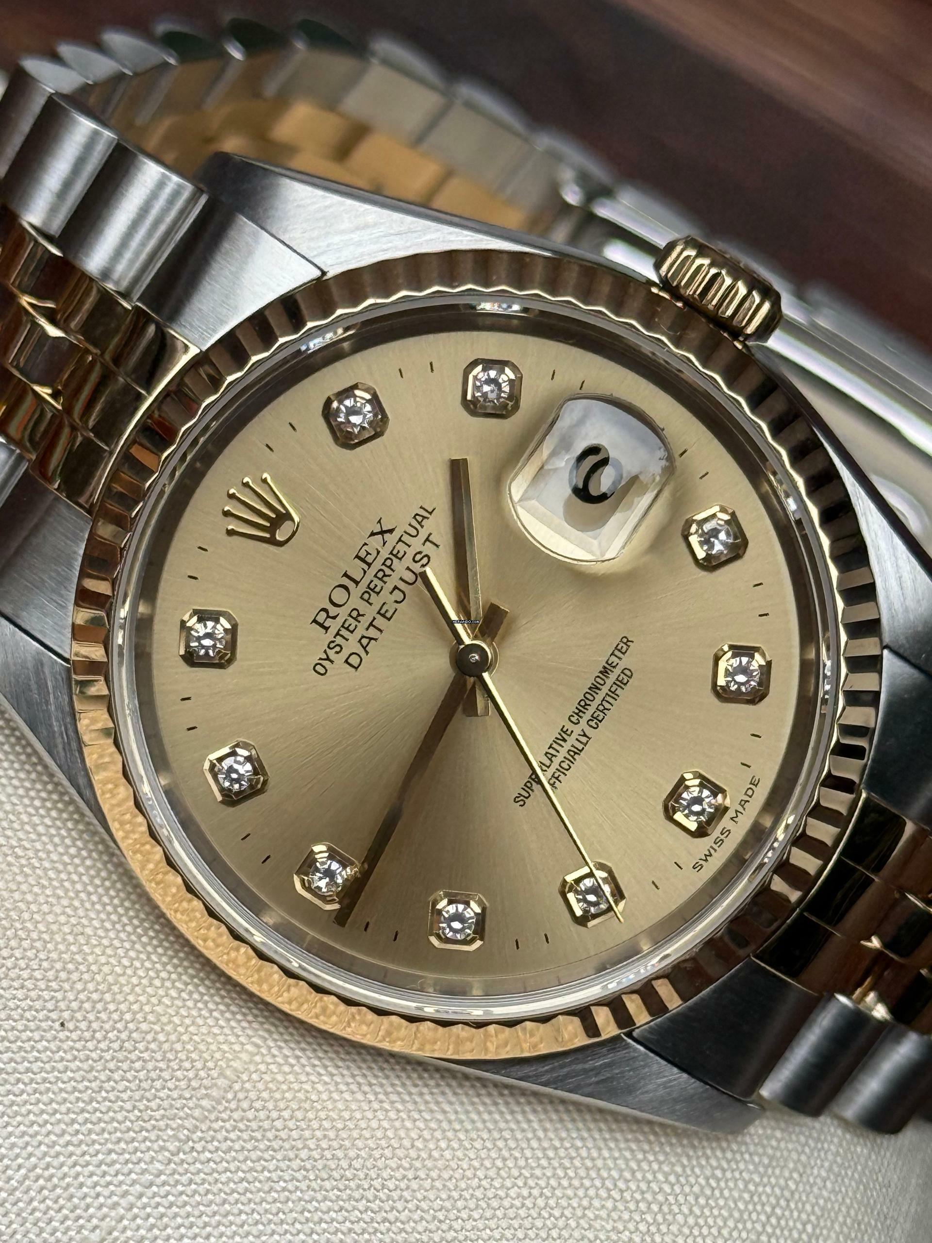 Rolex Datejust 36 Big Diamond dial Top Condition