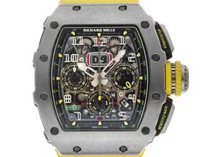 Thumbnail von Richard Mille RM 011 Ref.RM11-03.TI 2019 Full Set wie Neu RM11-03.TI Titan Kautschuk Faltschließe