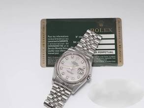 Thumbnail von Rolex Datejust 36 36mm 116234 Stahl Weissgold 750 Cacholong Diamanten Automatik Stainless Steel 18kt White Gold Oyster-band Chronometer