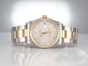 Thumbnail von Rolex Datejust 31 Medium Stahl Gelbgold 750 Diamanten Automatik Stainless Steel 18kt Yellow Gold Stahl Jubilé-band Chronometer Oyster
