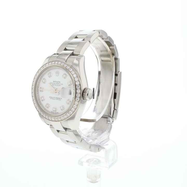  Rolex Lady-Datejust 26 Diamond Bezel White Diamond Dial 