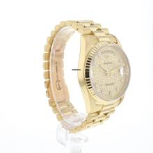 Thumbnail von Rolex Day-Date 36 Yellow Gold Champagne Logo Diamond Dial