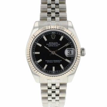  Rolex Datejust 31 Midsize Jubilee Black Dial 