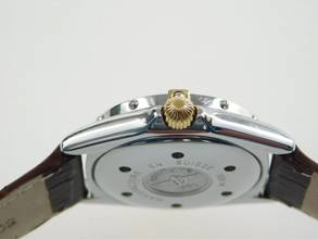 Thumbnail von Breitling Callistino Stahl / Gold Lady mit original Perlmutt Zifferblatt im Top Zustand 29mm Damenuhr im Best Zustand