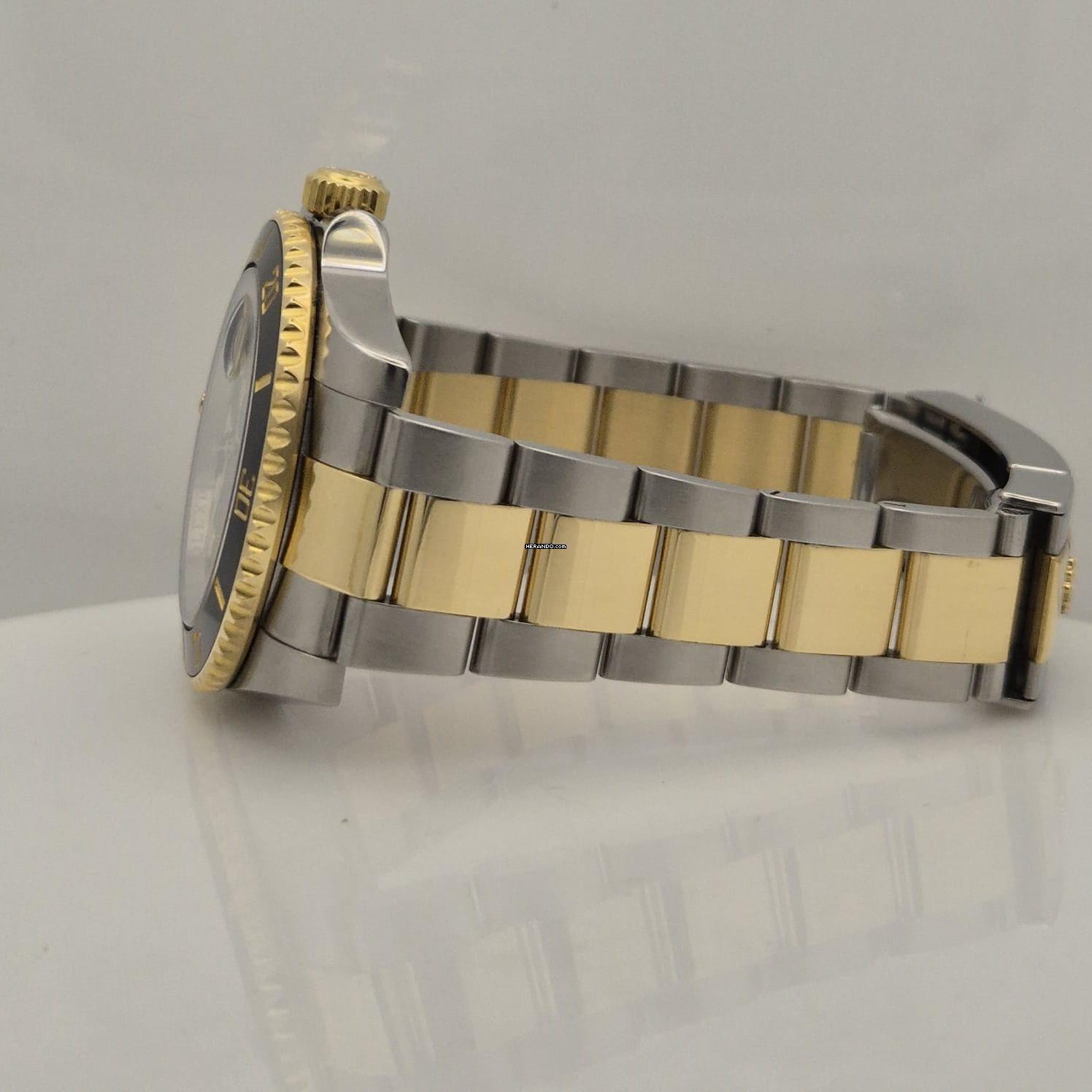 Thumbnail von Rolex Submariner Date Ouro & Aço Ceramic 40mm Automático Completo