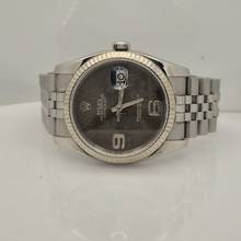 Thumbnail von Rolex Datejust 36 36mm Ouro Branco & Aço Floral Edition Automático Completo