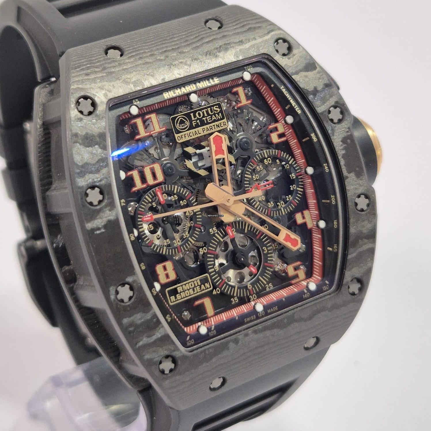 Thumbnail von Richard Mille RM 011 Lotus F1 Team Romain Grosjean NTPT Edition Automático Completo