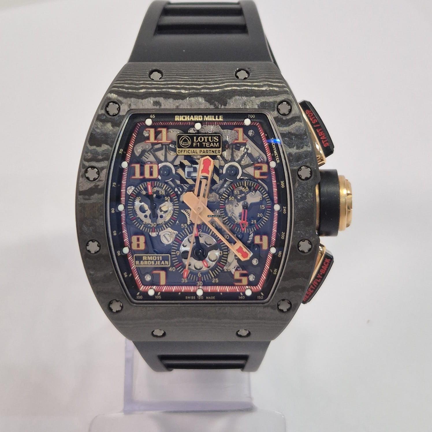 Thumbnail von Richard Mille RM 011 Lotus F1 Team Romain Grosjean NTPT Edition Automático Completo