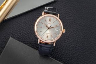 Thumbnail von IWC Portofino Automatic 18k (0,750) Roségold Diamanten Automatik Ref IW458105 Papiere 2017