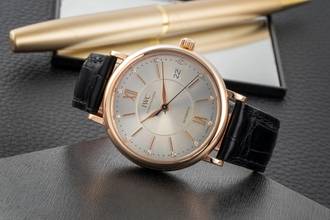Thumbnail von IWC Portofino Automatic 18k (0,750) Roségold Diamanten Automatik Ref IW458105 Papiere 2017