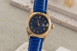 Thumbnail von Rolex Lady-Datejust 18k (0,750) Gold Automatik Damenuhr Ref. 6917 Vintage