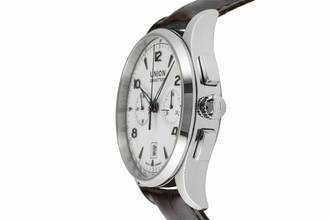 Thumbnail von Union Glashütte Noramis Chronograph Stahl Automatik Ref. D008.427.16.017.00 B&P