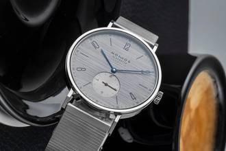 Thumbnail von NOMOS Tangente Neomatik 39 Silvercut Stahl Automatik Ref. 141 Box
