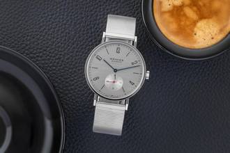 Thumbnail von NOMOS Tangente Neomatik 39 Silvercut Stahl Automatik Ref. 141 Box