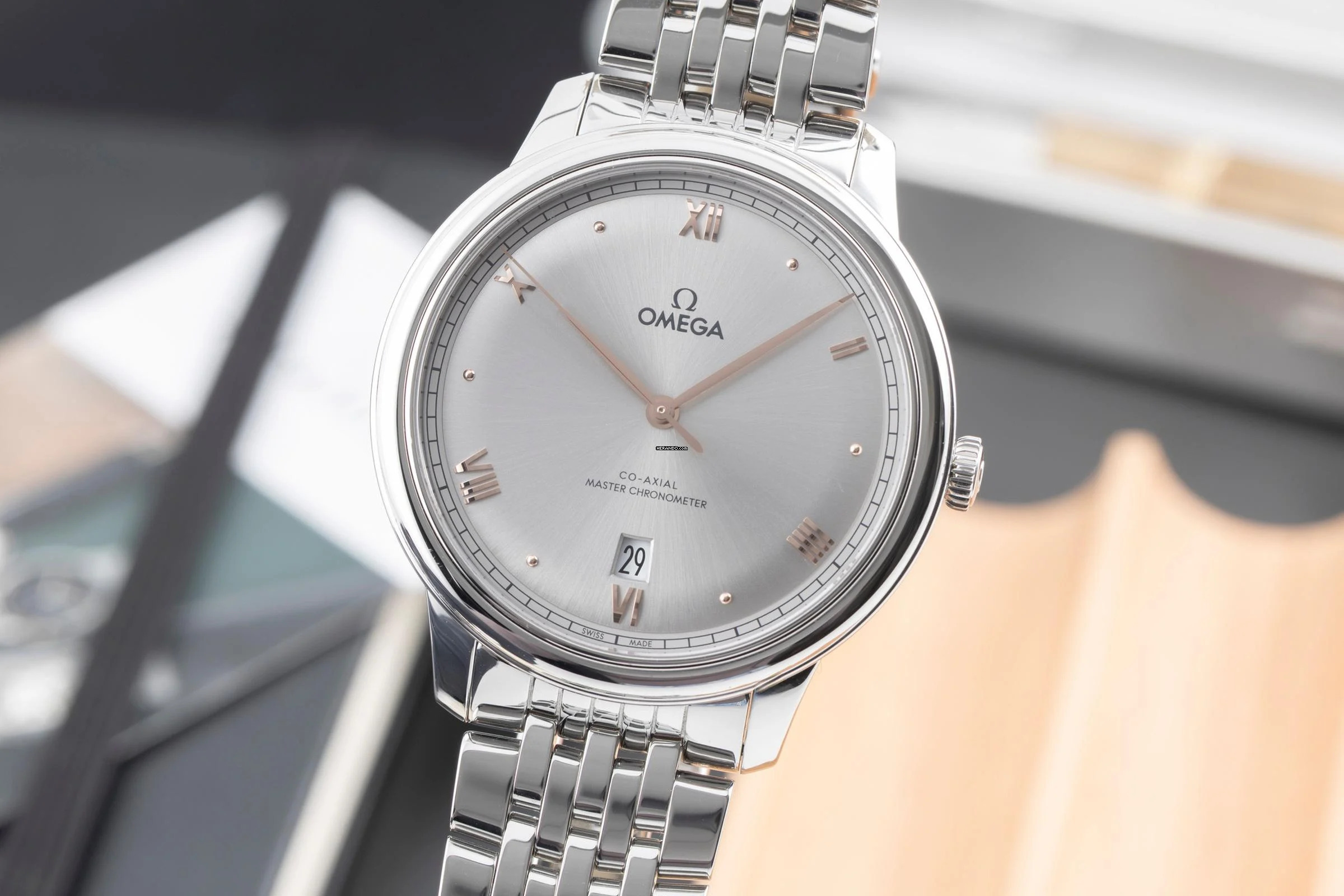 Omega De Ville Prestige Stahl Automatik Ref. 434.10.40.20.06.001