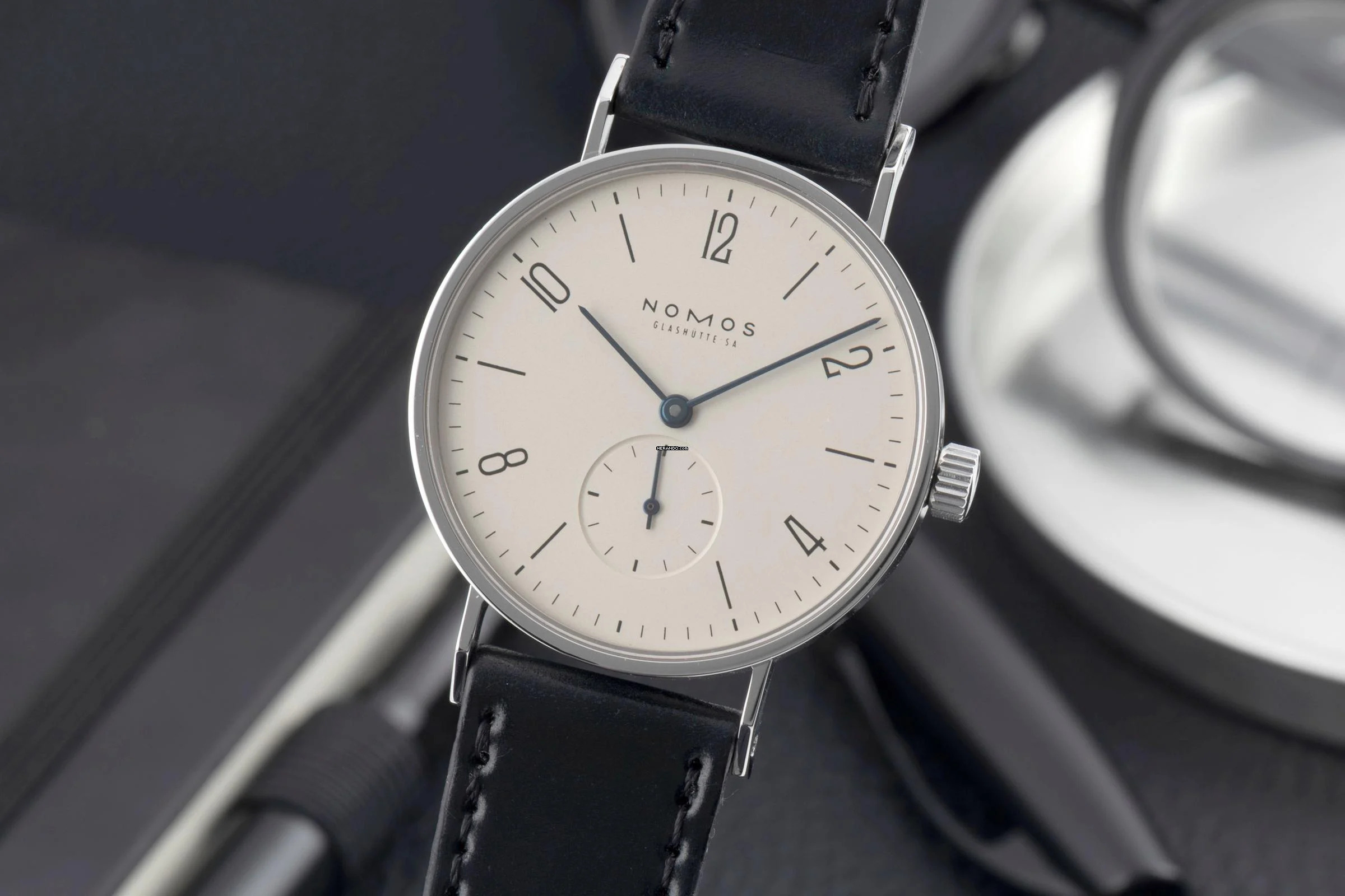  NOMOS Tangente Limited Edition Expo 2000 Stahl Herrenuhr Box & Papiere 1998 
