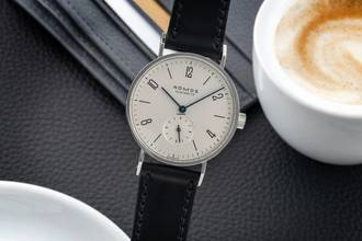 Thumbnail von NOMOS Tangente Allianz Herbstwerbung 2007 Handaufzug Ref.101 Box & Papiere