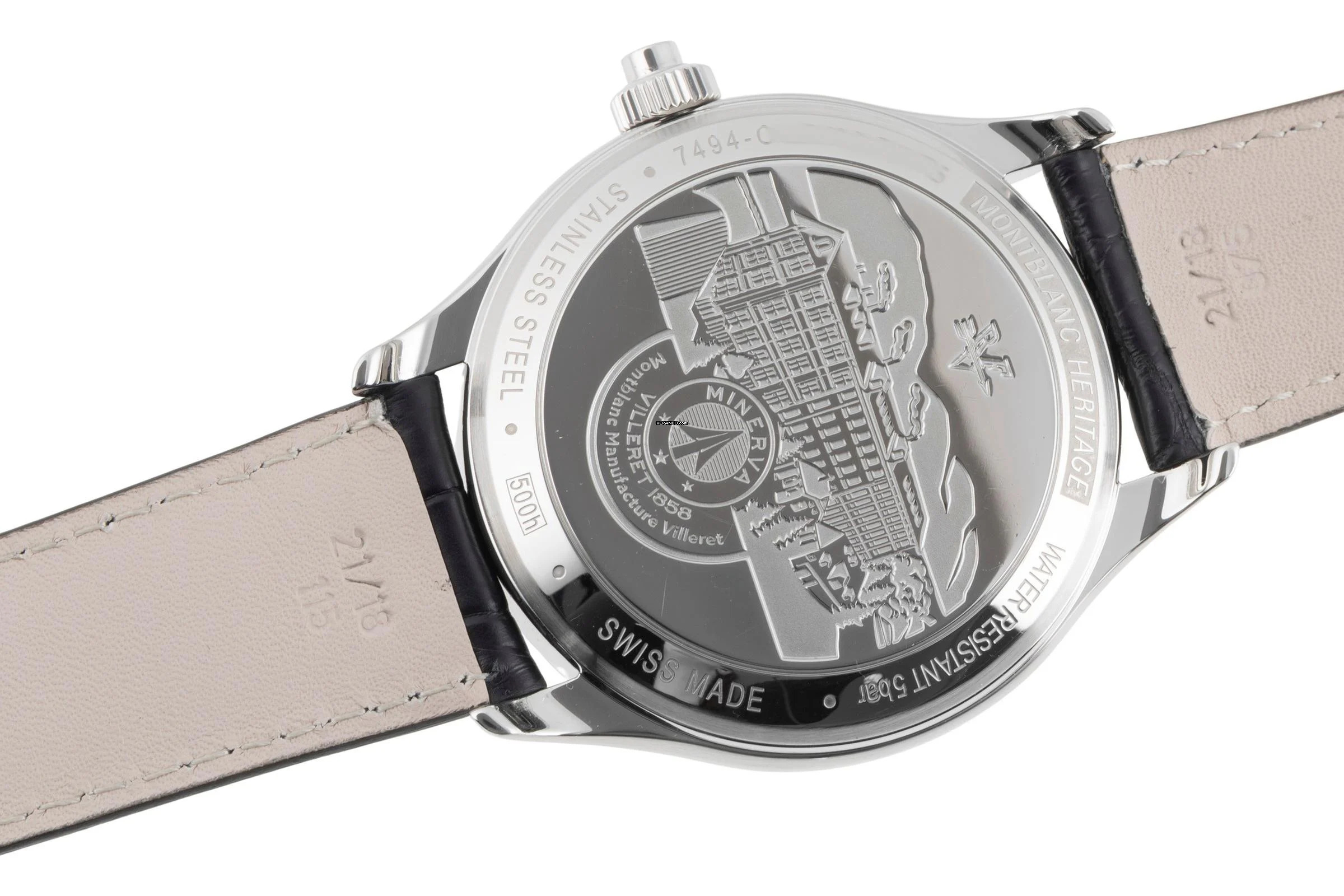 Thumbnail von Montblanc Heritage Chronométrie Monopusher Chronograph Stahl Automatik Ref. 119951 7494 B&P