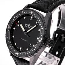 Thumbnail von Blancpain Fifty Fathoms Bathyscaphe 43 – 5000-0130-B52A – like NEW – 2022 Full Set