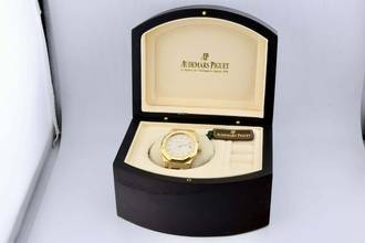 Thumbnail von Audemars Piguet Royal Oak Jumbo 36 Mini Jumbo White Dial - With Box - 24 Months Warranty - 14700BA 1990