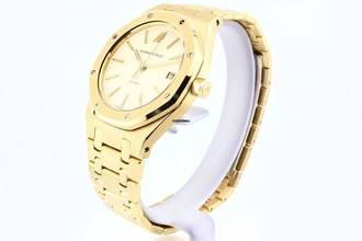 Thumbnail von Audemars Piguet Royal Oak Jumbo 36 Mini Jumbo White Dial - With Box - 24 Months Warranty - 14700BA 1990