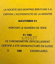 Thumbnail von Breitling Navitimer 1 B01 Chronograph Grey Dial Japan Edition Nr. 09/100 Fullset