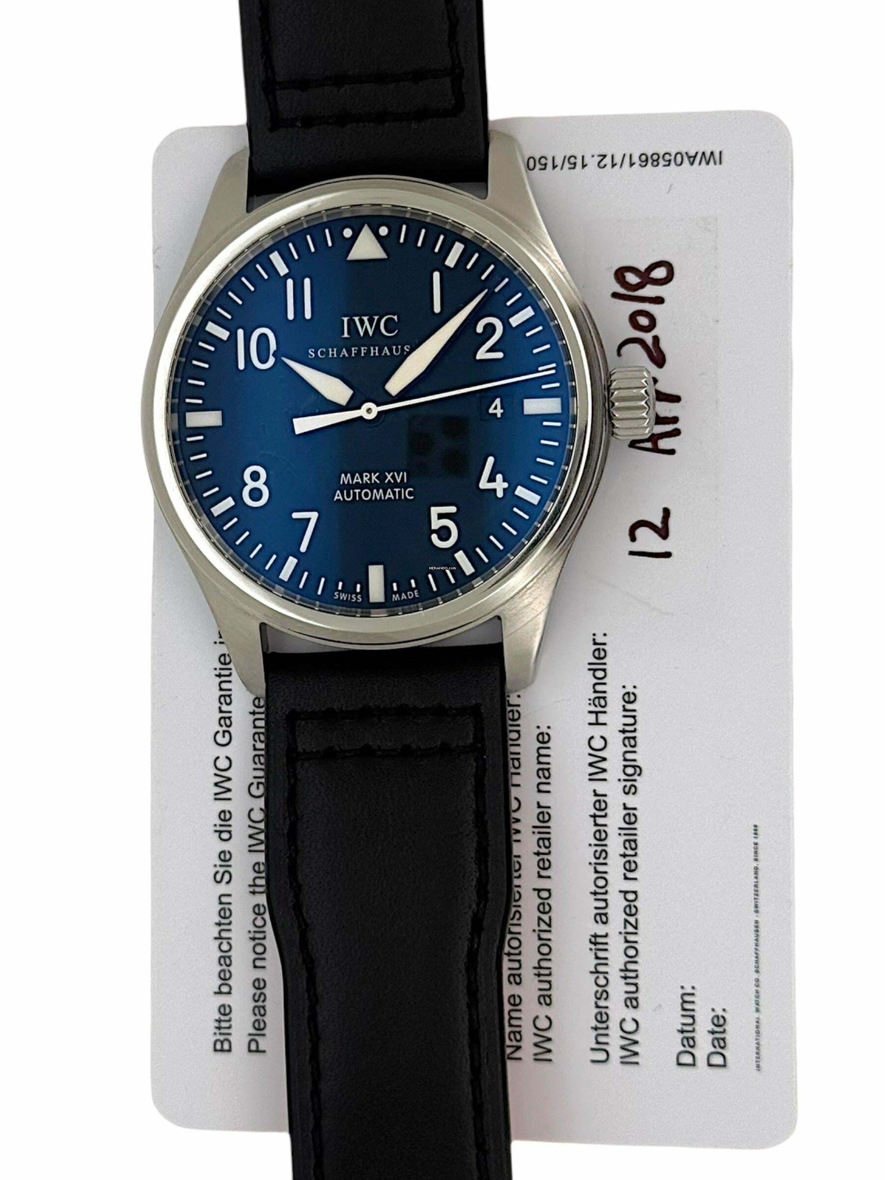 Thumbnail von IWC Fliegeruhr Mark XVI Ref.: IW325501