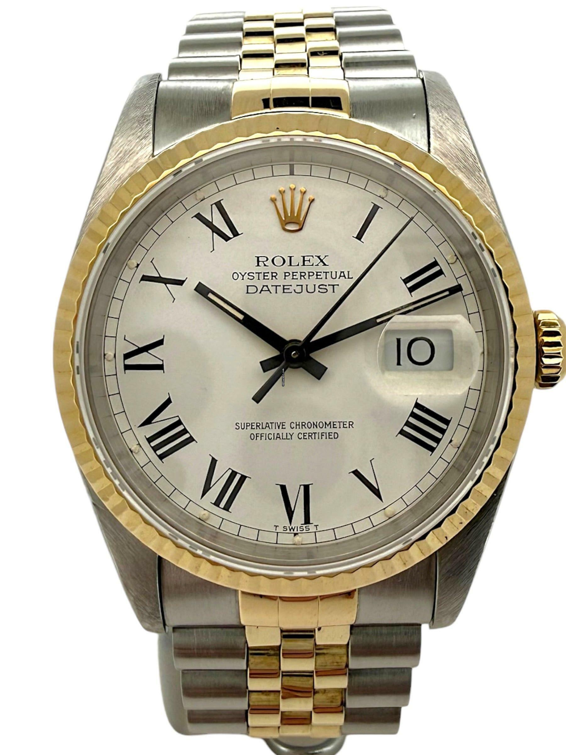 Rolex Datejust 36 Oyster Perpetual Datejust Jahr 1991 Referenz 16233
